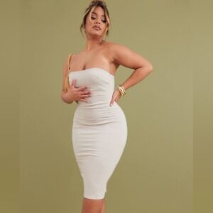 Prettylittlething Strapless Bodycon Dress